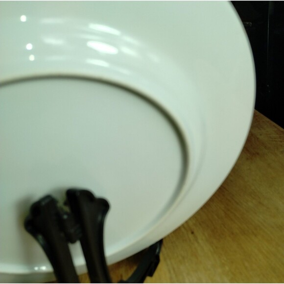 10" Dinner Plate Everbrite Alberta Discontind Pattern Porcelain Gold Trim Floral - Picture 8 of 12